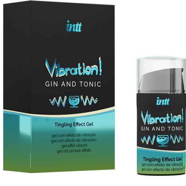 INTT - POWERFUL INTIMATE STIMULANT LIQUID VIBRATOR GEL GIN & TONIC 15ML - Afbeelding 2