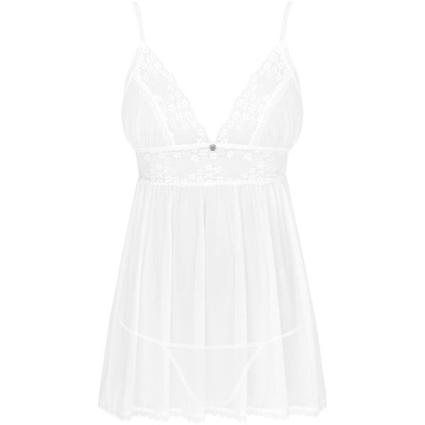OBSESSIVE - HEAVENLLY BABYDOLL & TANGA XS/S - Afbeelding 5