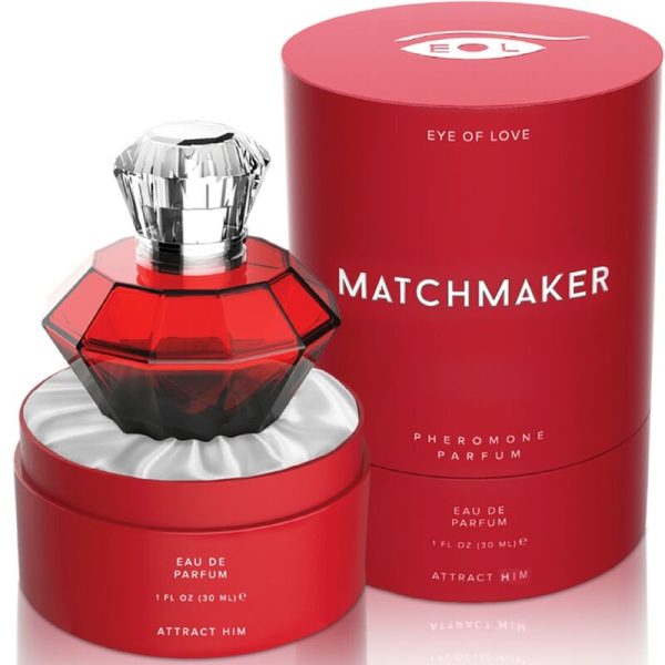 EYE OF LOVE - MATCHMAKER RED DIAMOND PHEROMONE PERFUME ATTRACT HIM 30 ML - Afbeelding 2