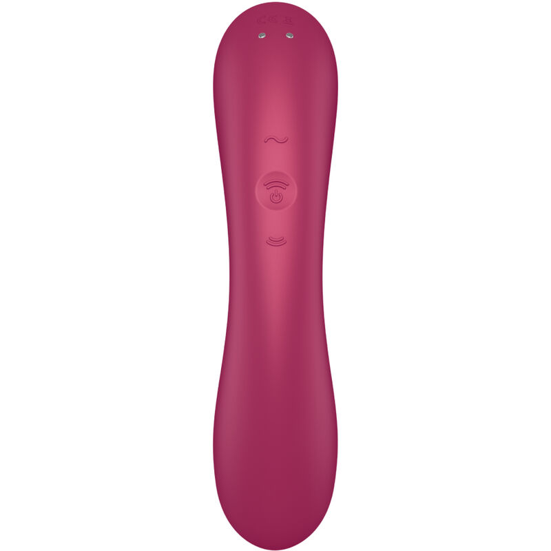 SATISFYER - CURVE TRINITY 1 AIR PULSE VIBRATION RED - Afbeelding 6