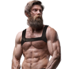 FETISH SUBMISSIVE ATTITUDE - NEOPRENE CHEST HARNESS FOR MEN SIZE L - Afbeelding 3