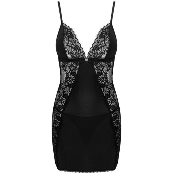 OBSESSIVE - MADERRIS CHEMISE & THONG XL/XXL - Afbeelding 5