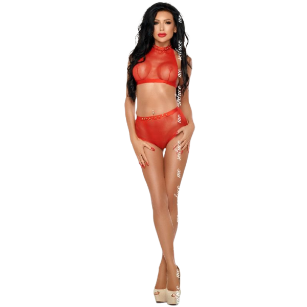 ME-SEDUCE - MONA SET RED XXL/XXXL - Afbeelding 2