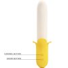 PRETTY LOVE - BANANA GEEK SUPER POWER 7 VIBRATIONS UP&DOWN SILICONE BLACK - Afbeelding 4