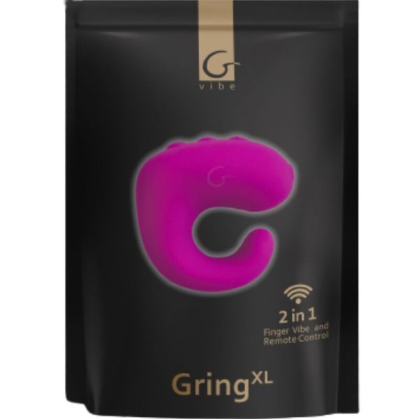 G-VIBE - FUN TOYS GRING VIBRATOR RING XL SWEET RASPBERRY - Afbeelding 3