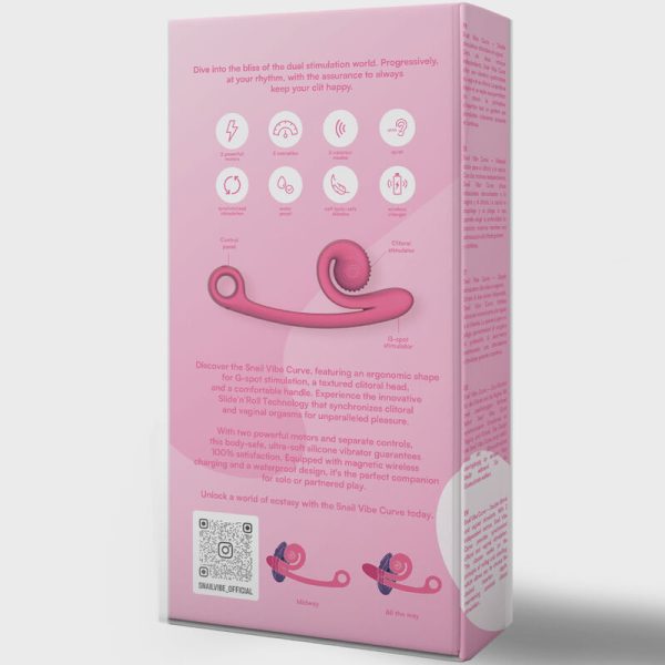 SNAIL VIBE - CURVE VIBRATOR PINK - Afbeelding 5
