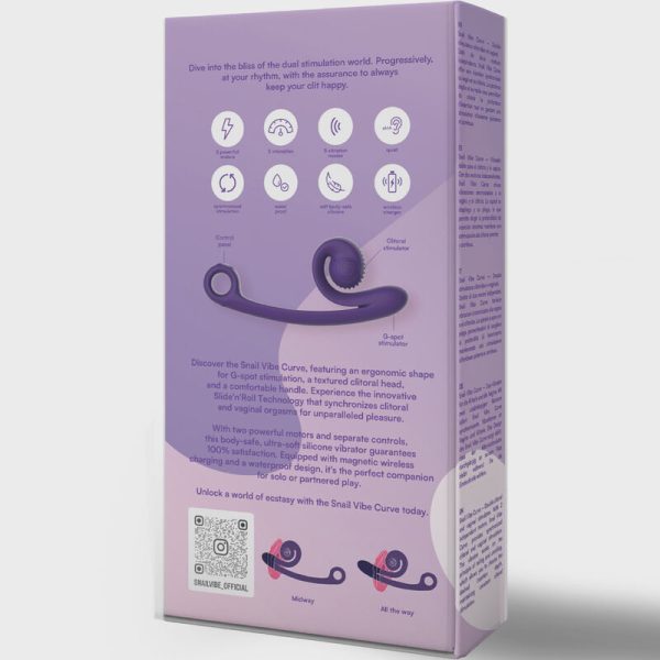 SNAIL VIBE - CURVE VIBRATOR PURPLE - Afbeelding 5