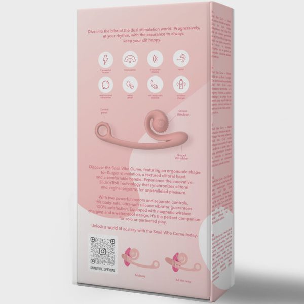 SNAIL VIBE - CURVE VIBRATOR PEACH - Afbeelding 5