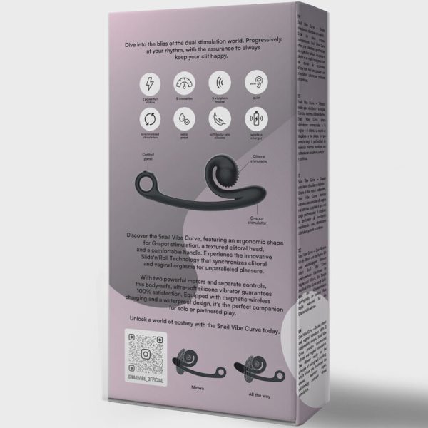 SNAIL VIBE - CURVE VIBRATOR BLACK - Afbeelding 5