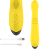 INTENSE - TOKY MULTIFUNCTION VIBRATOR UP & DOWN WITH CLITORAL STIMULATOR YELLOW - Afbeelding 5