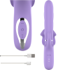 INTENSE - BILLIE MULTIFUNCTION RECHARGEABLE VIBRATOR SUCTION & PULSING PURPLE - Afbeelding 5