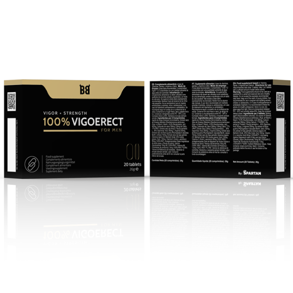 BLACK BULL - 100% VIGOERECT VIGOR + STRENGTH FOR MEN 20 TABLETS - Afbeelding 3