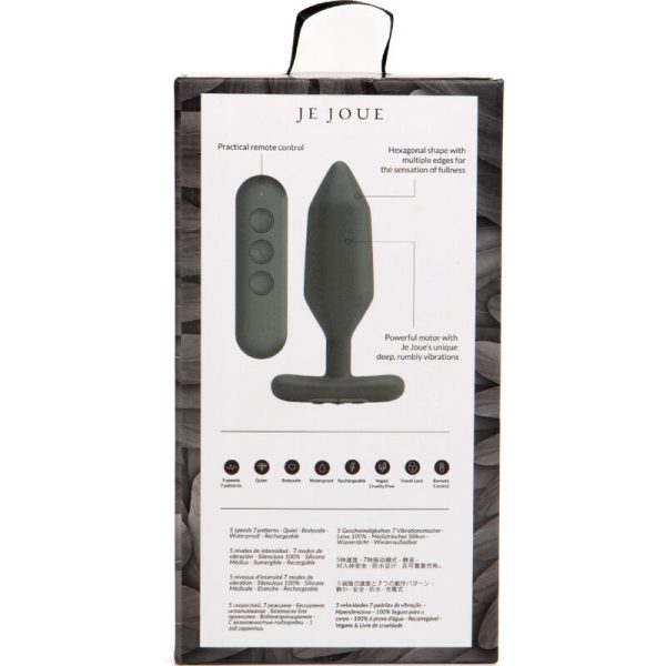 JE JOUE - ONYX ANAL PLUG VIBRATOR BLACK - Afbeelding 5