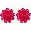 OBSESSIVE - A770 RED NIPPLE COVERS ONE SIZE - Afbeelding 4