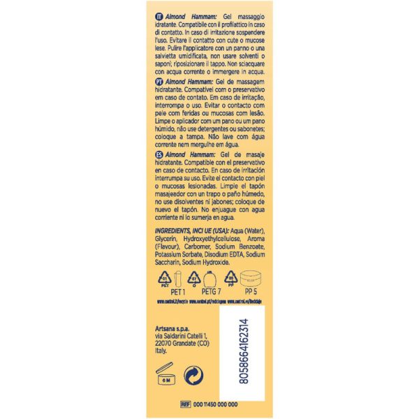 CONTROL - ALMOND HAMMAM MASSAGE GEL 3 IN 1 200 ML - Afbeelding 2