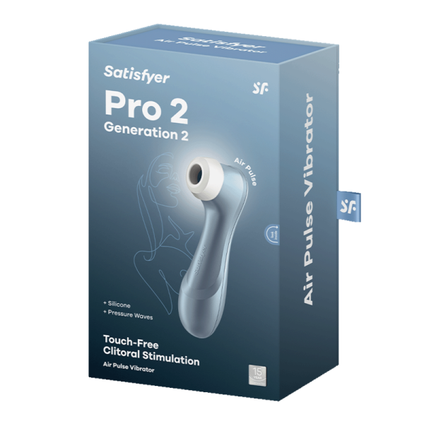 SATISFYER - PRO 2 AIR PULSE STIMULATOR BLUE - Afbeelding 4