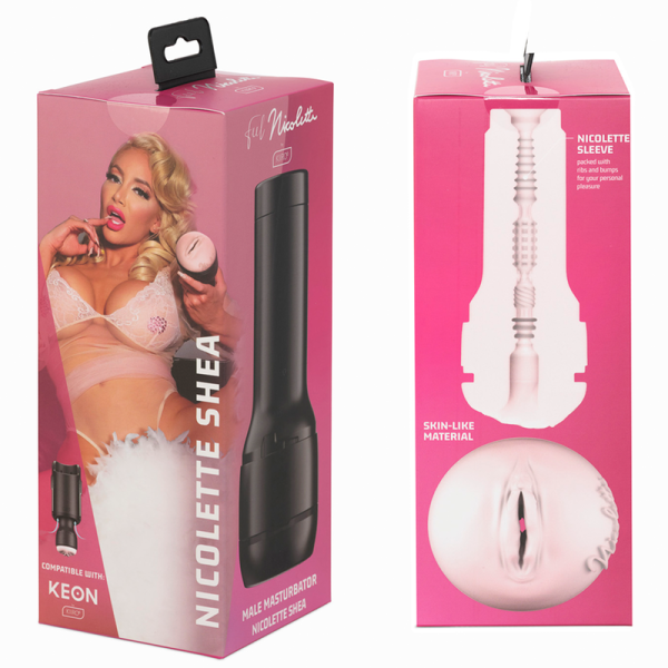 KIIROO - KEON + FEEL NICOLETTE SHEA STROKER + AQUA QUALITY LUBRICANT 50 ML - Afbeelding 5