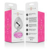 INTENSE - ALUMINUM METAL ANAL PLUG WITH PINK CRYSTAL SIZE L - Afbeelding 7