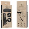 INTENSE - FETISH EROTIC PLAYSET 1 WITH HANDCUFFS, BLIND MASK AND FLOGGER - Afbeelding 6