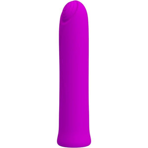 PRETTY LOVE - CURTIS MINI SUPER POWER VIBRATOR 12 VIOLET SILICONE VIBRATIONS - Afbeelding 2