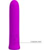 PRETTY LOVE - CURTIS MINI SUPER POWER VIBRATOR 12 VIOLET SILICONE VIBRATIONS - Afbeelding 5