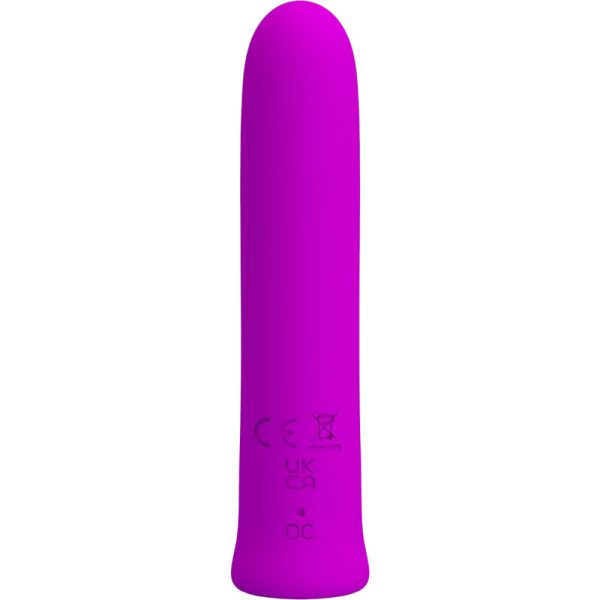 PRETTY LOVE - CURTIS MINI SUPER POWER VIBRATOR 12 VIOLET SILICONE VIBRATIONS - Afbeelding 3