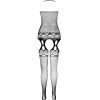 PASSION - ECO COLLECTION BODYSTOCKING ECO BS006 WHITE - Afbeelding 4