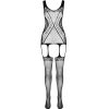 PASSION - ECO COLLECTION BODYSTOCKING ECO BS007 WHITE - Afbeelding 3