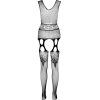 PASSION - ECO COLLECTION BODYSTOCKING ECO BS014 WHITE - Afbeelding 4
