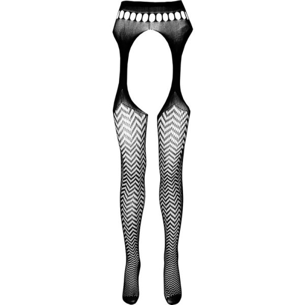 PASSION - ECO COLLECTION BODYSTOCKING ECO S002 BLACK - Afbeelding 3