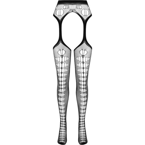 PASSION - ECO COLLECTION BODYSTOCKING ECO S008 BLACK - Afbeelding 3