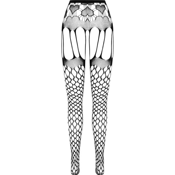 PASSION - ECO COLLECTION BODYSTOCKING ECO S009 BLACK - Afbeelding 4