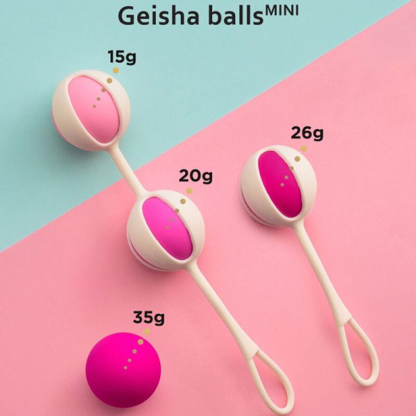 G-VIBE - SET 4 GEISHA BALLS MINI PURPLE - Afbeelding 2