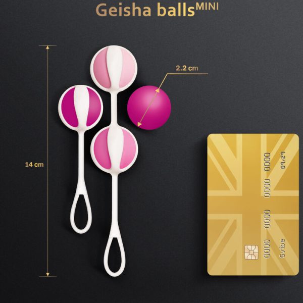 G-VIBE - SET 4 GEISHA BALLS MINI PURPLE - Afbeelding 3