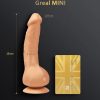 G-VIBE - GREAL MINI VIBRATOR DILDO NATURAL SILICONE - Afbeelding 2