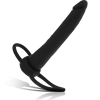 MYTHOLOGY - COBI ONYX ANAL DILDO WITH COCK AND TESTICLE RING 13 SILICONE CM - Afbeelding 7