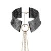 BIJOUX - DÉSIR MÉTALLIQUE BLACK METALLIC NECKLACE - Afbeelding 2