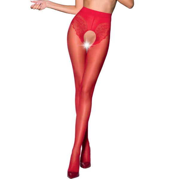 PASSION - TIOPEN 006 RED TIGHTS 1/2 30 DEN - Afbeelding 2