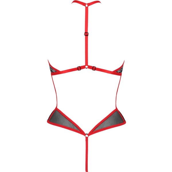 PASSION - SATARA BODY EROTIC LINE RED L/XL - Afbeelding 4