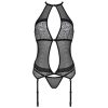 PASSION - SATARA CORSET EROTIC LINE BLACK S/M - Afbeelding 4