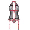 PASSION - SATARA CORSET EROTIC LINE RED S/M - Afbeelding 3