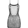 PASSION - BS096 BLACK BODYSTOCKING ONE SIZE - Afbeelding 5