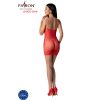 PASSION - BS096 RED BODYSTOCKING ONE SIZE - Afbeelding 4