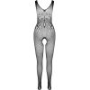 PASSION - BS098 BLACK BODYSTOCKING ONE SIZE - Afbeelding 6