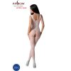PASSION - BS098 WHITE BODYSTOCKING ONE SIZE - Afbeelding 4