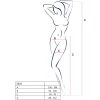 PASSION - S028 WHITE STOCKINGS WITH GARTER ONE SIZE - Afbeelding 5