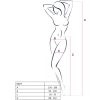 PASSION - S029 WHITE STOCKINGS WITH GARTER ONE SIZE - Afbeelding 5