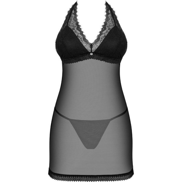 OBSESSIVE - MEDILLA CHEMISE & THONG M/L - Afbeelding 5