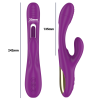INTENSE - APOLO RECHARGEABLE MULTIFUNCTION VIBRATOR 7 VIBRATIONS WITH SWINGING MOTION PURPLE - Afbeelding 5