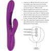 INTENSE - APOLO RECHARGEABLE MULTIFUNCTION VIBRATOR 7 VIBRATIONS WITH SWINGING MOTION PURPLE - Afbeelding 6